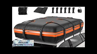 WISAMIC Roof Bag Rooftop Cargo Carrier Soft-Shell Waterproof 1000D PVC with Anti-Slip Review