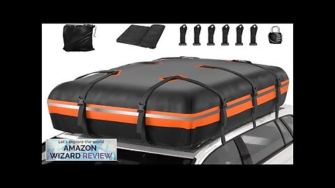 WISAMIC Roof Bag Rooftop Cargo Carrier Soft-Shell Waterproof 1000D PVC with Anti-Slip Review