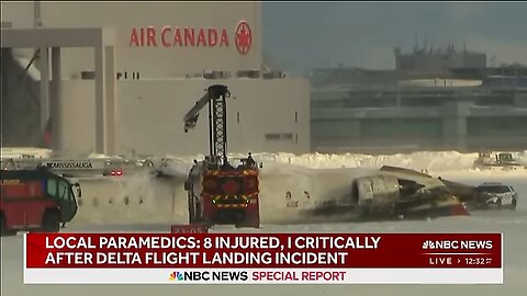 SPECIAL REPORT: Delta plane upside down at Toronto airport after landing incident