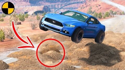 Cars VS Sand Heaps 🥴 BeamNG Drive