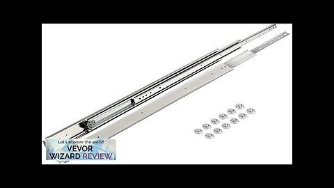 VEVOR Drawer Slides 1 Pair 48 Inch Heavy Duty Drawer Slides Ball Review