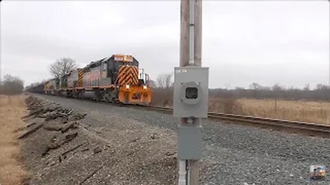 Christmas Eve Railfanning from Westfield Rd. Creston, Ohio December 24, 2023