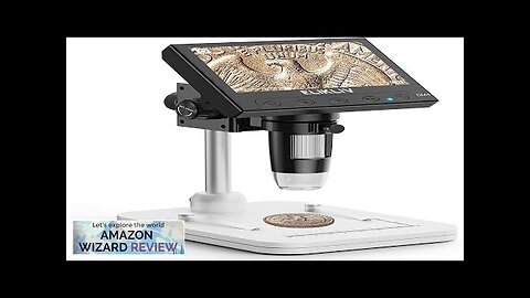 Elikliv Microscope, LCD Digital Coin Microscope 1000x, Coin Magnifier Review