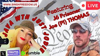 Live,Thursday at 12noon EST! Java with Just Jodie featuring J6 Prisoner, the Sing for Freedom founder JOE (PI) Thomas! Also, We at PHP have exciting news!