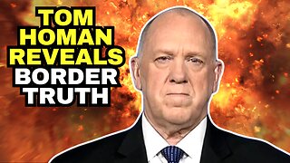 TOM HOMAN Tells THE TRUTH On Joe Biden And The Border