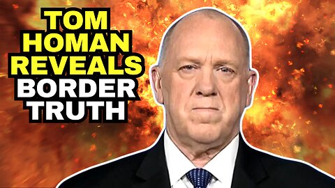 TOM HOMAN Tells THE TRUTH On Joe Biden And The Border