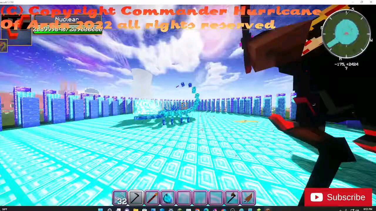 Minecraft mob battle nuclear Joestar vs Arctic scorpion