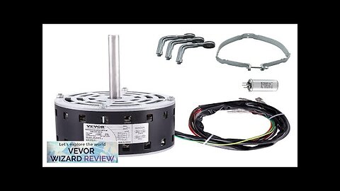 VEVOR 1/3HP Furnace Blower Motor 110/120V 4.4Amps 1075RPM 4 Speeds CW/CCW Rotation Review