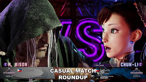 Kuya Kalbo SF6 Casual Match Roundup. Chun Li 4 star Diamond Rank [Hori Fight Stick]