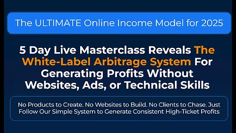 Virtual Commissions: 5-Day Live Masterclass on White-Label Arbitrage for Earning Without Websites