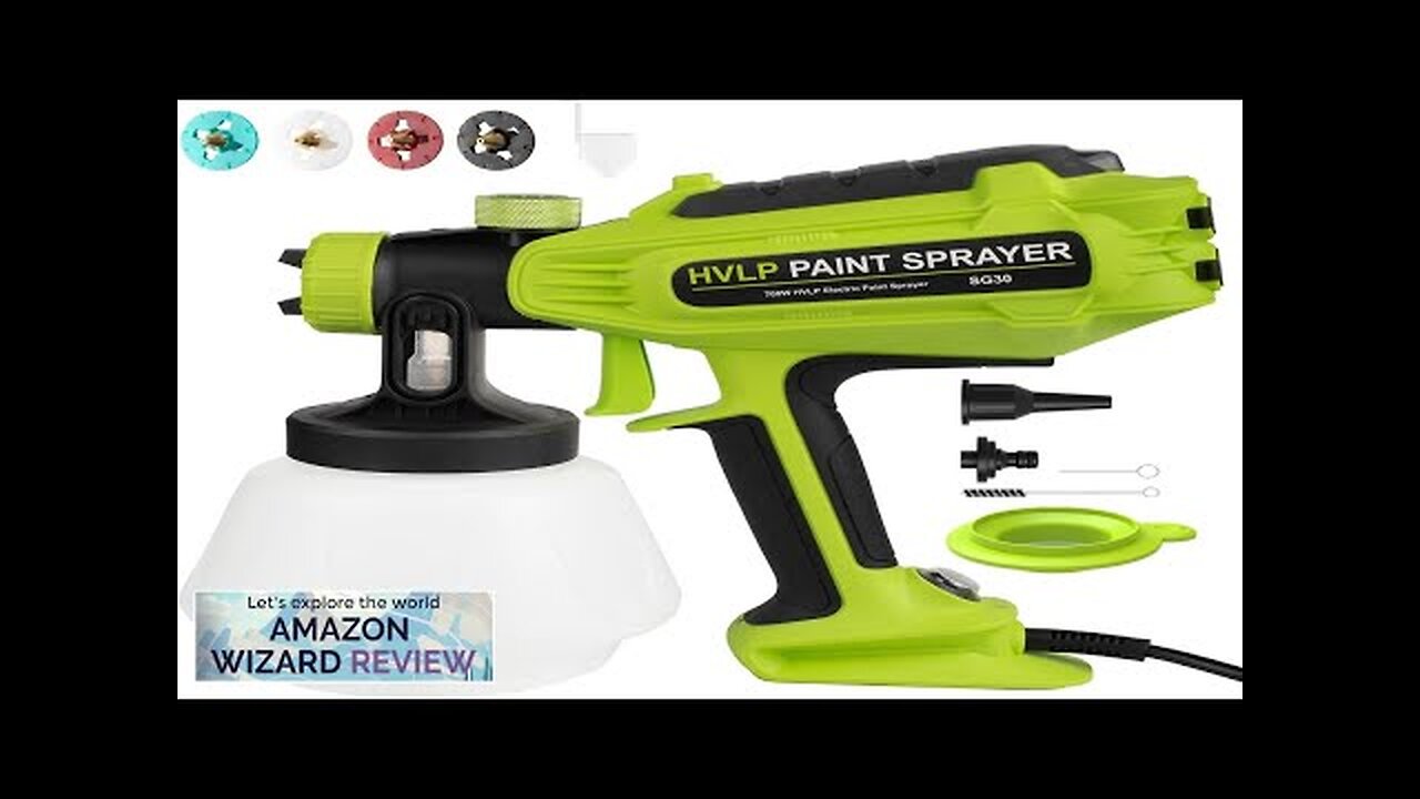 Paint Sprayer 700W HVLP Spray Gun with Blowing Joints 2024 Upgraded 4 Review