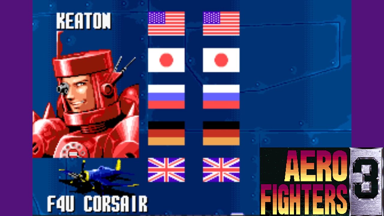 Aero Fighters 3 (Keaton) - Full Longplay Playthrough | Classic Neo Geo Shmup Action! 🚀