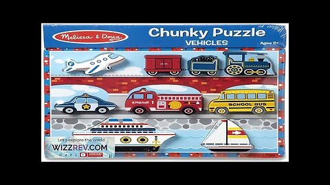 Melissa & Doug Vehicles Chunky Puzzle Review