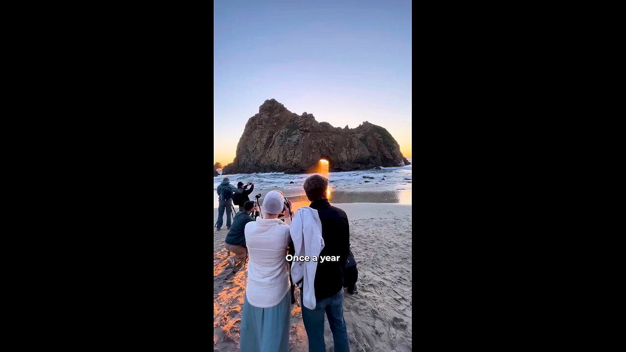 Have you heard of the Keyhole Arch at Pfeiffer Beach, California