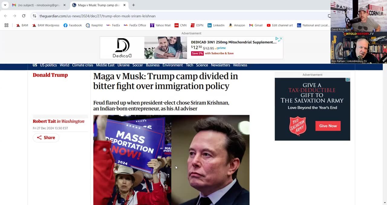 MUSK vs MAGA? Will The J6 Presidential Certification Get Delayed?