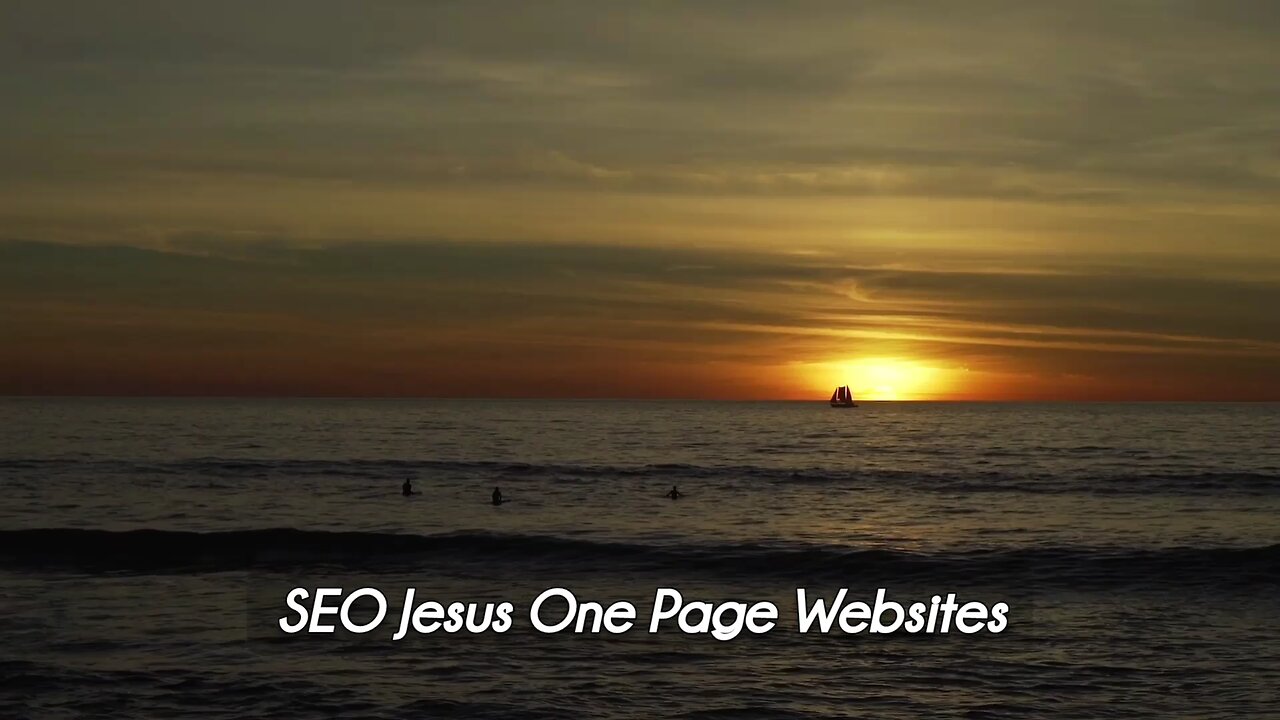 SEO Jesus One Page Websites