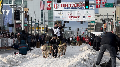 2025 Iditarod Ceremonial Start in Downtown Anchorage, Alaska