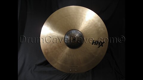 21” SaBiAn HHX Groove Ride Sizzle cymbal