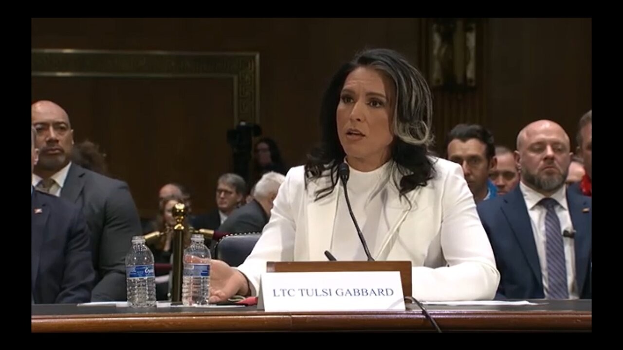 Tulsi Gabbard Confirmation Hearing For Intelligence Chief