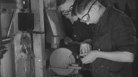 WWII Youth Learn The Basics Of Aircraft Manufacturing