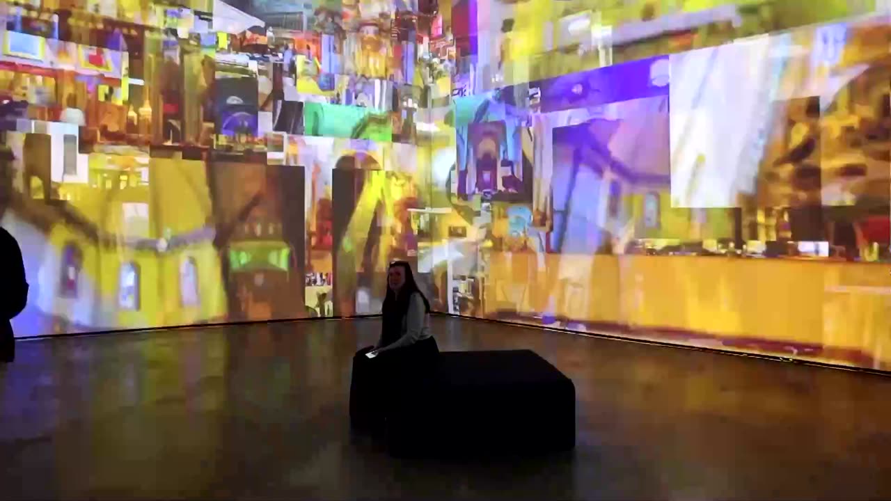 'Dreaming' AI generates art at Guggenheim Museum in Bilbao