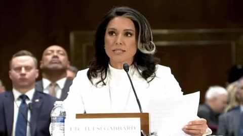 Tulsi Gabbard Drop Bombs At Senate Confirmation Hearing