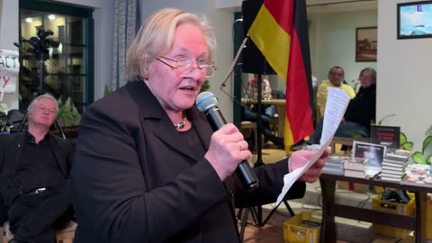 Groß Ernsthof - Bürgerrechlerin Angelika Barbe beim Bürgerdialog 08-02-2025