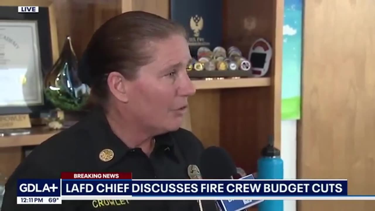 LA FIRE CHIEF CALLS OUT MAYOR'S DEFUNDING DECISIONS DURING DISASTER