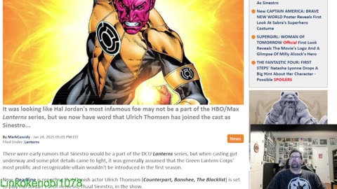 Ulrich Thomsen Has Been Cast To Play Sinestro In DCU's Hit Series Lanterns