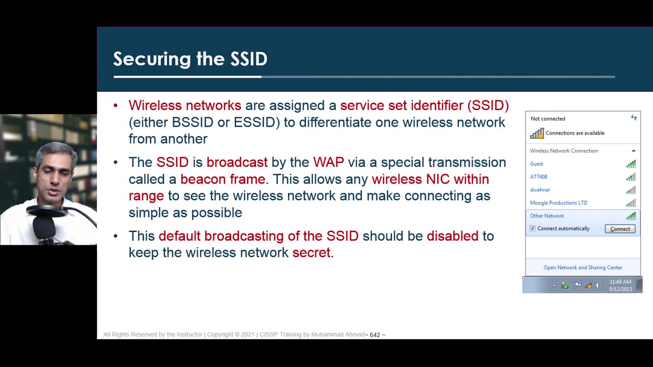 119 - Domain 4 - 41 Wireless Networks