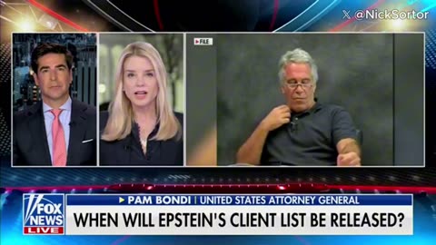 AG Pam Bondi Says Epstein Files Will Be Released Starting Tomorrow