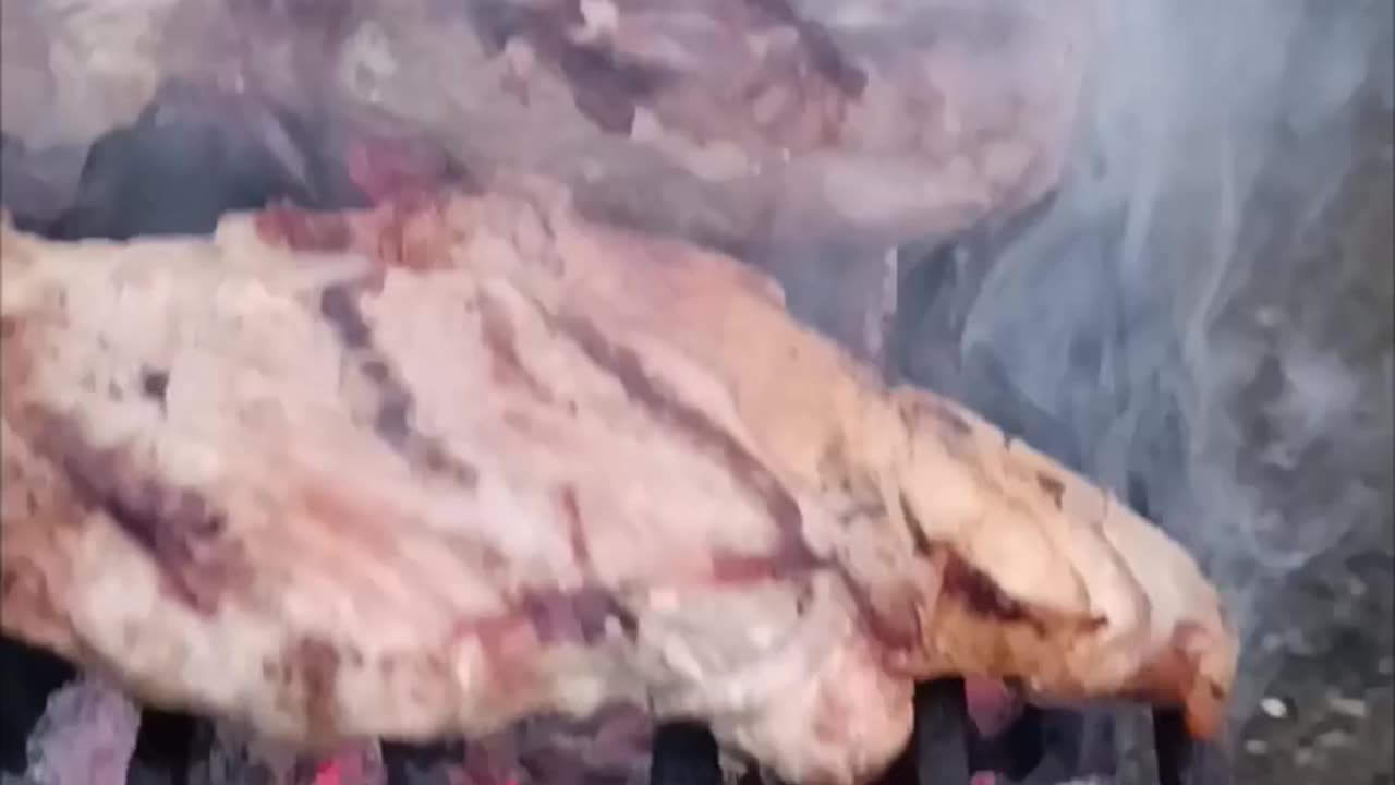 Grilled pork