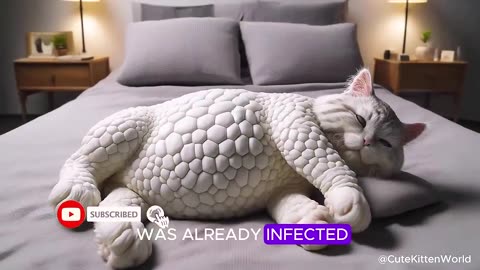 Poor Cat Infected with New Virus ⎮ Kind Doctor ⎮ Cute Cat 🦠🧑‍⚕️🐱 #cat #aicats #catvideos2024