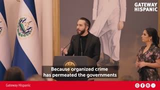 Nayib Bukele: "El Salvador es el país mas seguro del hemisferio occidental"