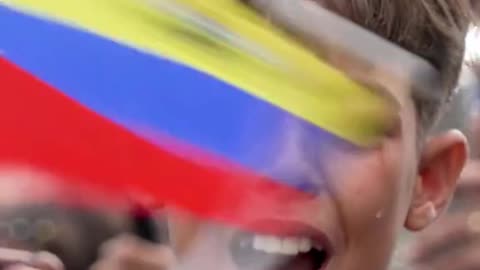 Boy cries in Venezuela in 2024 due to lack of freedom