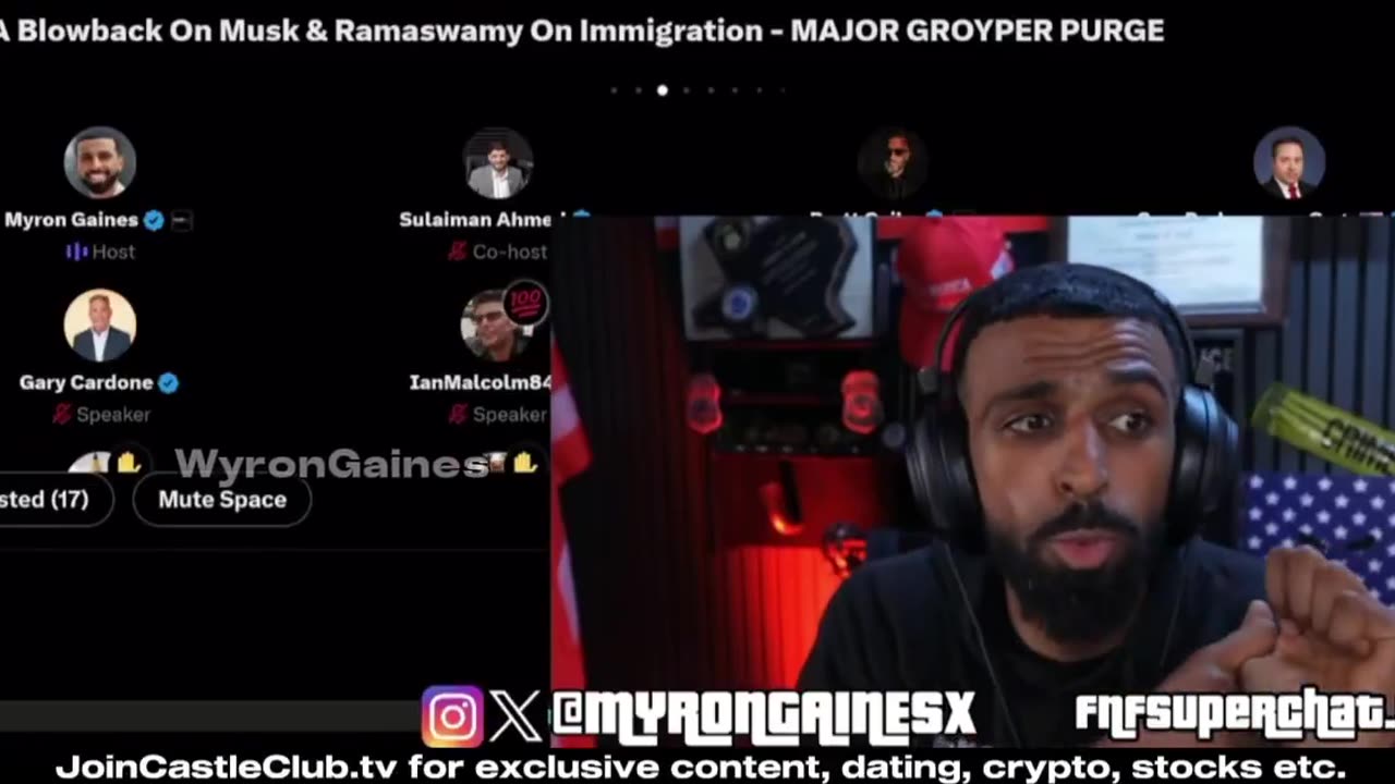 Myron goes on a rant about immigration!😳