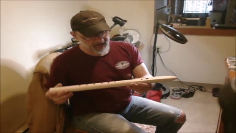 Finishing up the Maple F# 432hz Flute Video #3