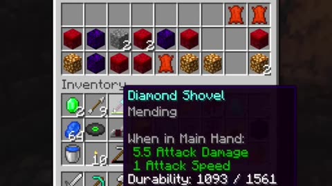 Crafting a Powerful Netherite Shovel in Minecraft!