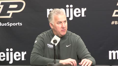 #7 Purdue Coach Matt Painter Post-Game Press Conference After 90-72 Win over USC