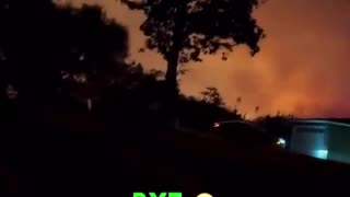 Video shows couple fleeing their home from the Eaton Fire in Altadena California