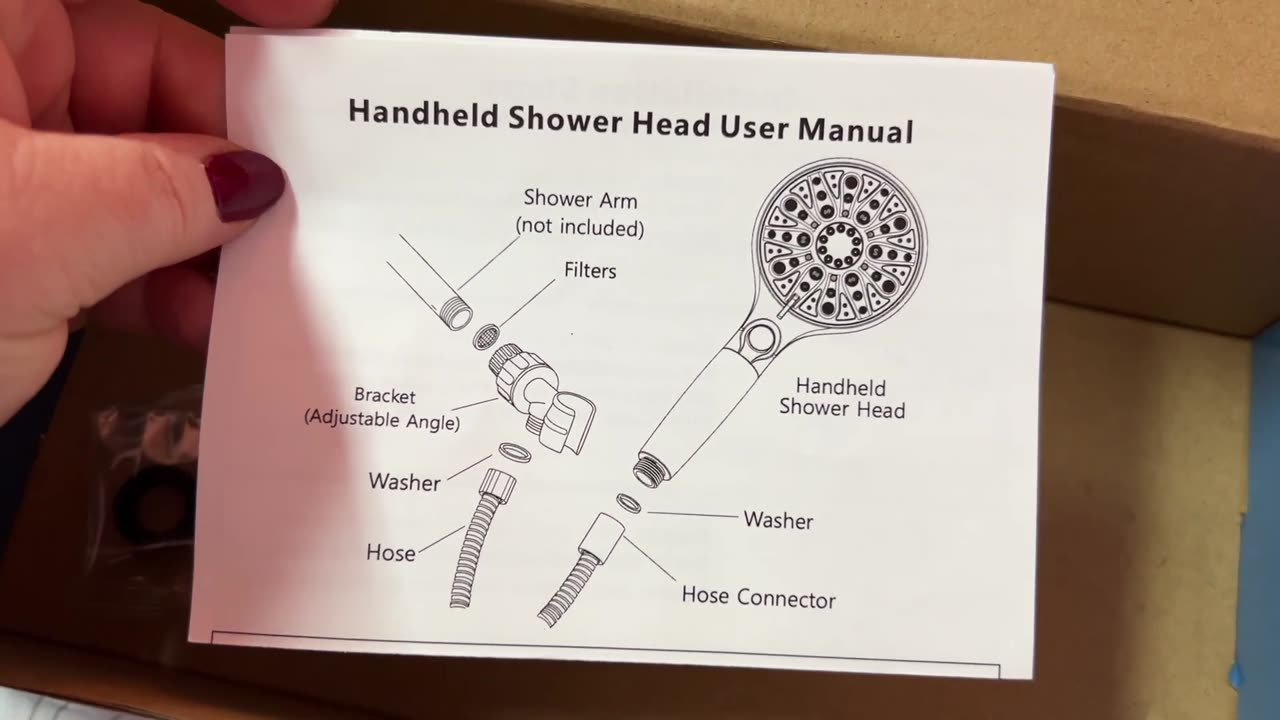 Luxury Handheld Shower Head from Amazon.