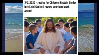 HAPPENING NOW! Justice for Children! Epstein Binder Info Link!