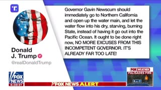 Trump rips Newsom as ‘incompetent’ governor (January 9, 2025)