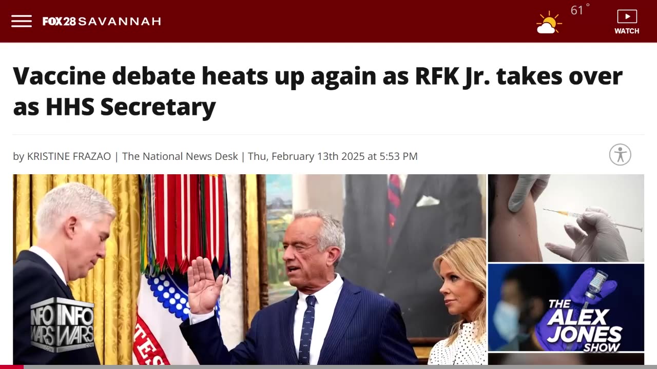 PROMISES KEPT: Newly Confirmed HHS Head RFK Jr. Announces New Vaccine Damage Database &