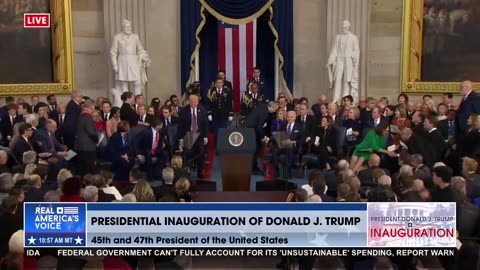 GOD BLESS AMERICA_ INAUGURATION CEREMONY CONCLUDES