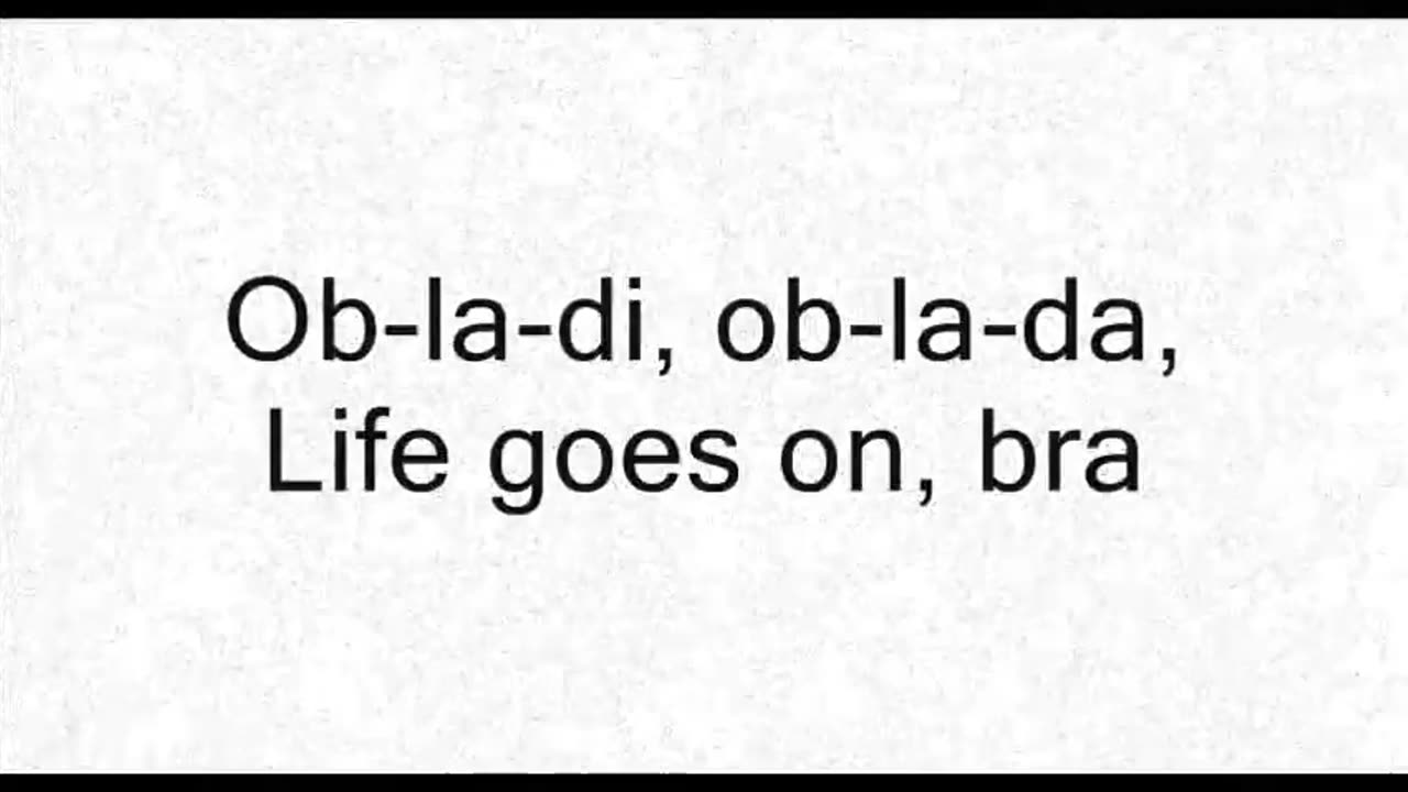 Marmalade - Obladi Oblada ( lyrics).