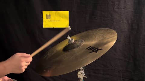 21” SaBiAn HHX Groove Ride Sizzle cymbal