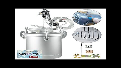 VEVOR Pressure Pot Tank 2.5 Gallon Paint Pressure Pot 10L Stainless Paint Review