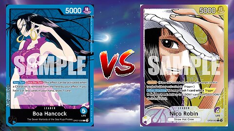 One Piece TCG Boa Hancock VS Nico Robin!!