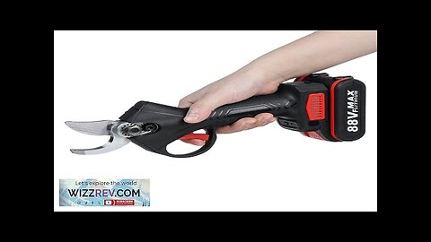 VIOLEWORKS 88VF Cordless Electric Pruning Shears Secateur 30mm Garden Branch Cutter W/ Review